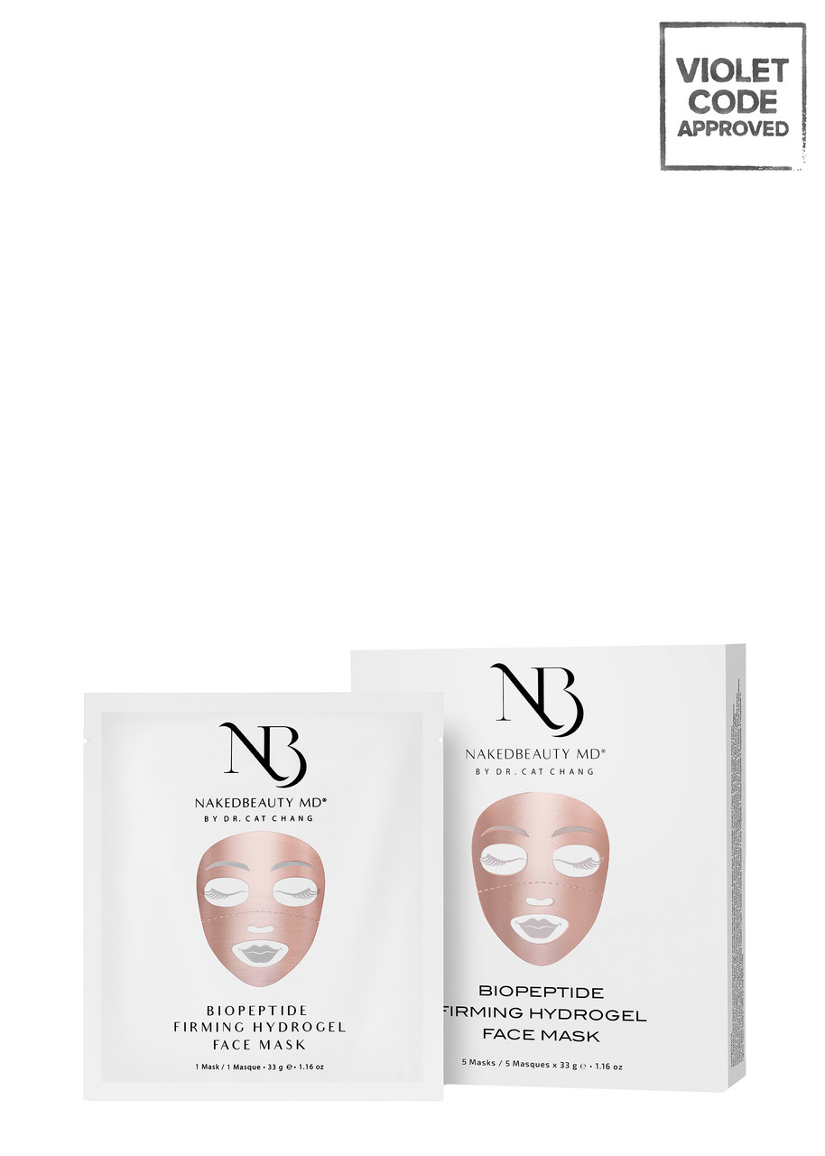 NAKEDBEAUTY MD Biopeptide Firming Hydrogel Face Mask x5 | Harvey