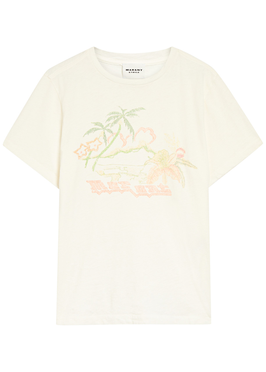 ISABEL MARANT ÉTOILE Zewel printed cotton T-shirt | Harvey Nichols