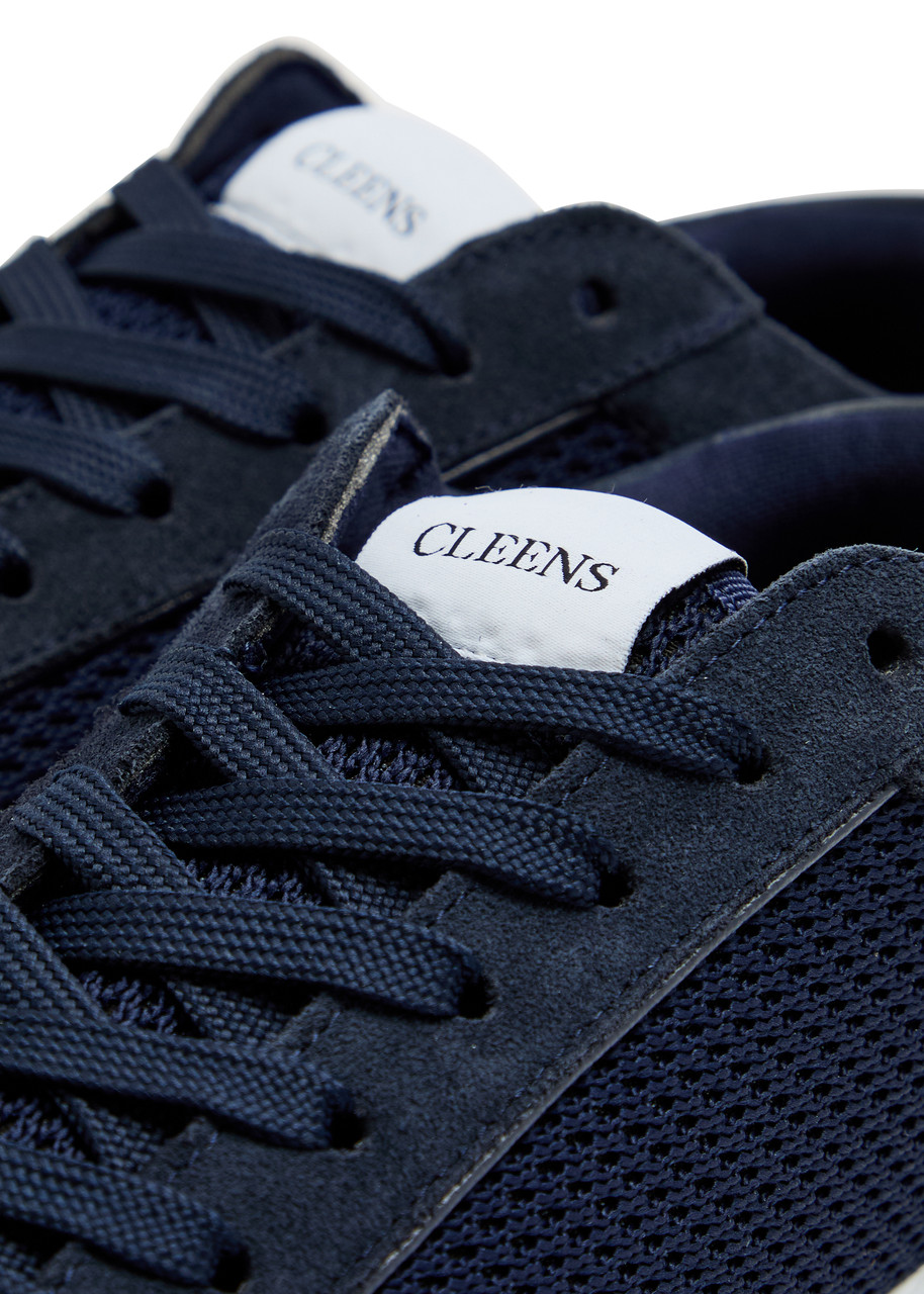 CLEENS Luxor Slim panelled mesh-knit sneakers | Harvey Nichols
