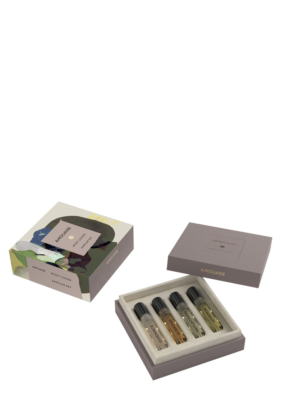 香水(ユニセックス) Amouage Most Loved Sampler Set 2ml x 4 AMOUAGE Most Loved Discovery Set - 4x 2ml | Harvey Nichols