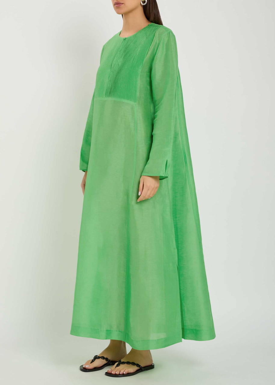 slim fit dress slacks Tory Burch Women's Printed Silk Dress