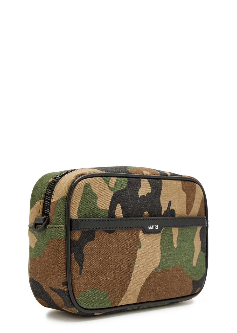 AMIRI MA camouflage twill camera cross-body bag | Harvey Nichols