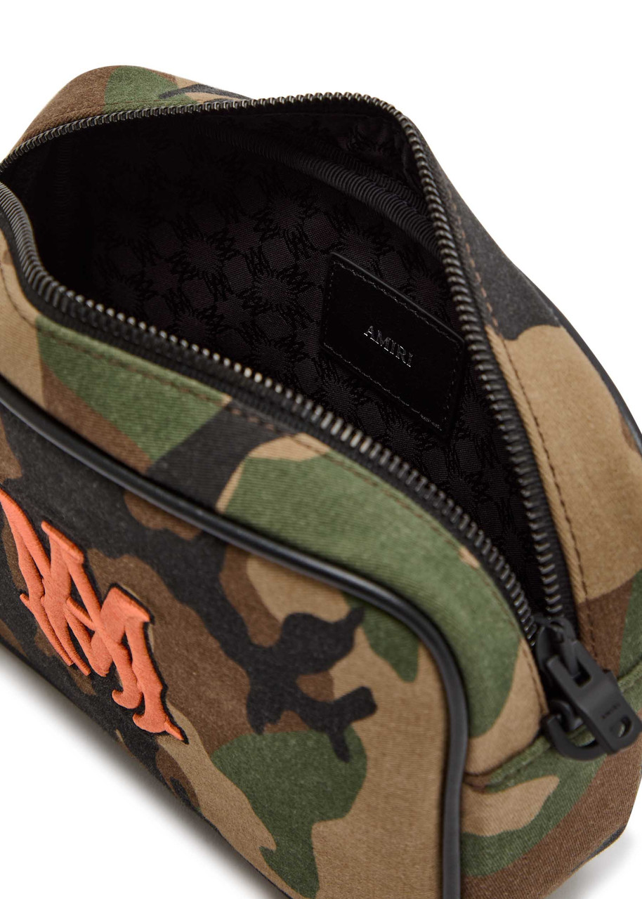 AMIRI MA camouflage twill camera cross-body bag | Harvey Nichols