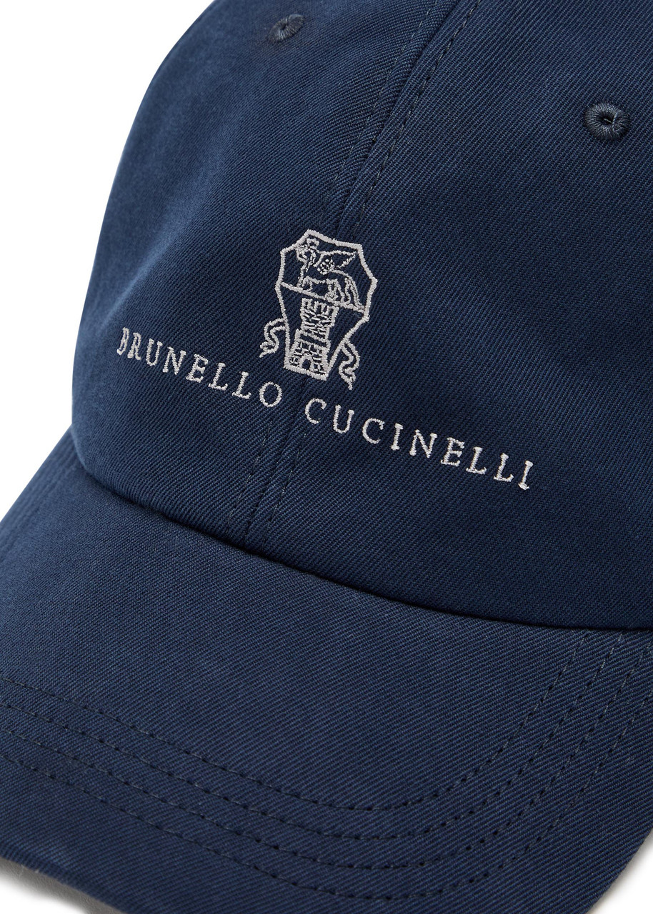 BRUNELLO CUCINELLI Logo-embroidered cotton cap | Harvey Nichols