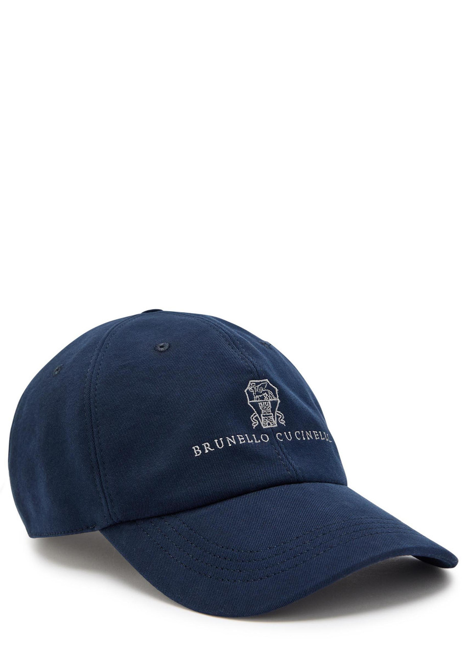 BRUNELLO CUCINELLI Logo-embroidered cotton cap | Harvey Nichols