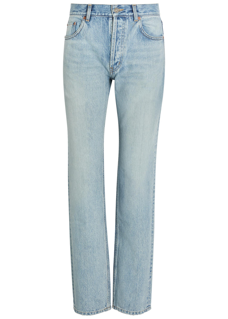 SAINT LAURENT Straight-leg jeans | Harvey Nichols