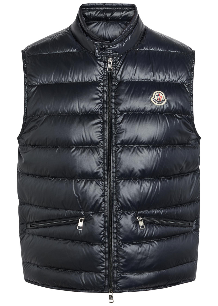 MONCLER Gui padded nylon gilet | Harvey Nichols