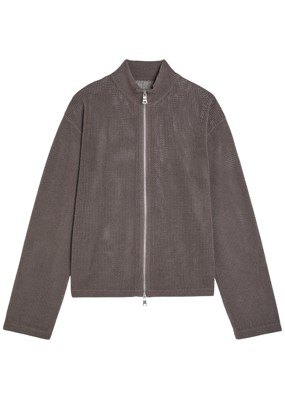 MKI MIYUKI ZOKU Open-knit linen and cotton-blend cardigan | Harvey