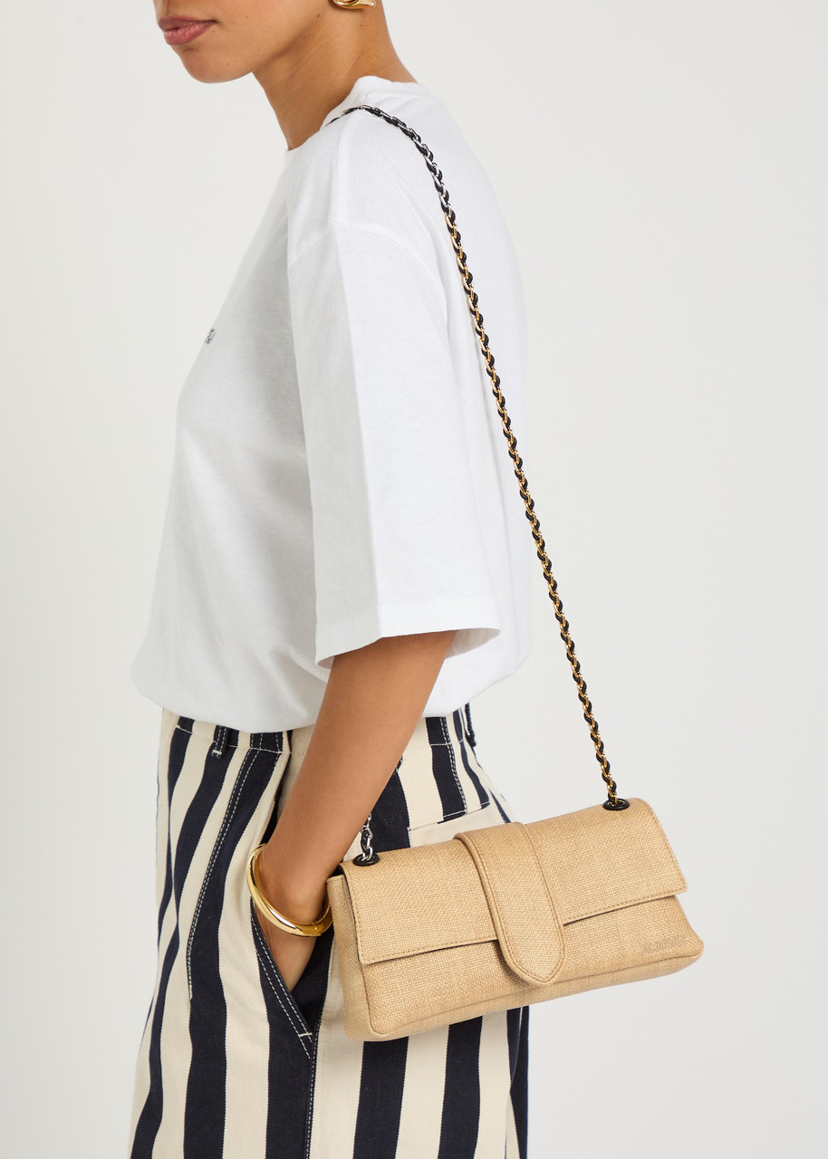 JACQUEMUS Le Bambino Chaîne raffia shoulder bag | Harvey Nichols