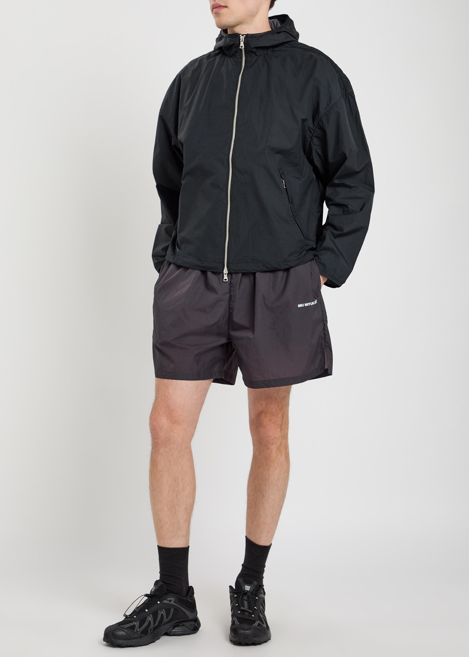 MKI MIYUKI ZOKU Hyperlight Wind logo nylon-blend jacket | Harvey