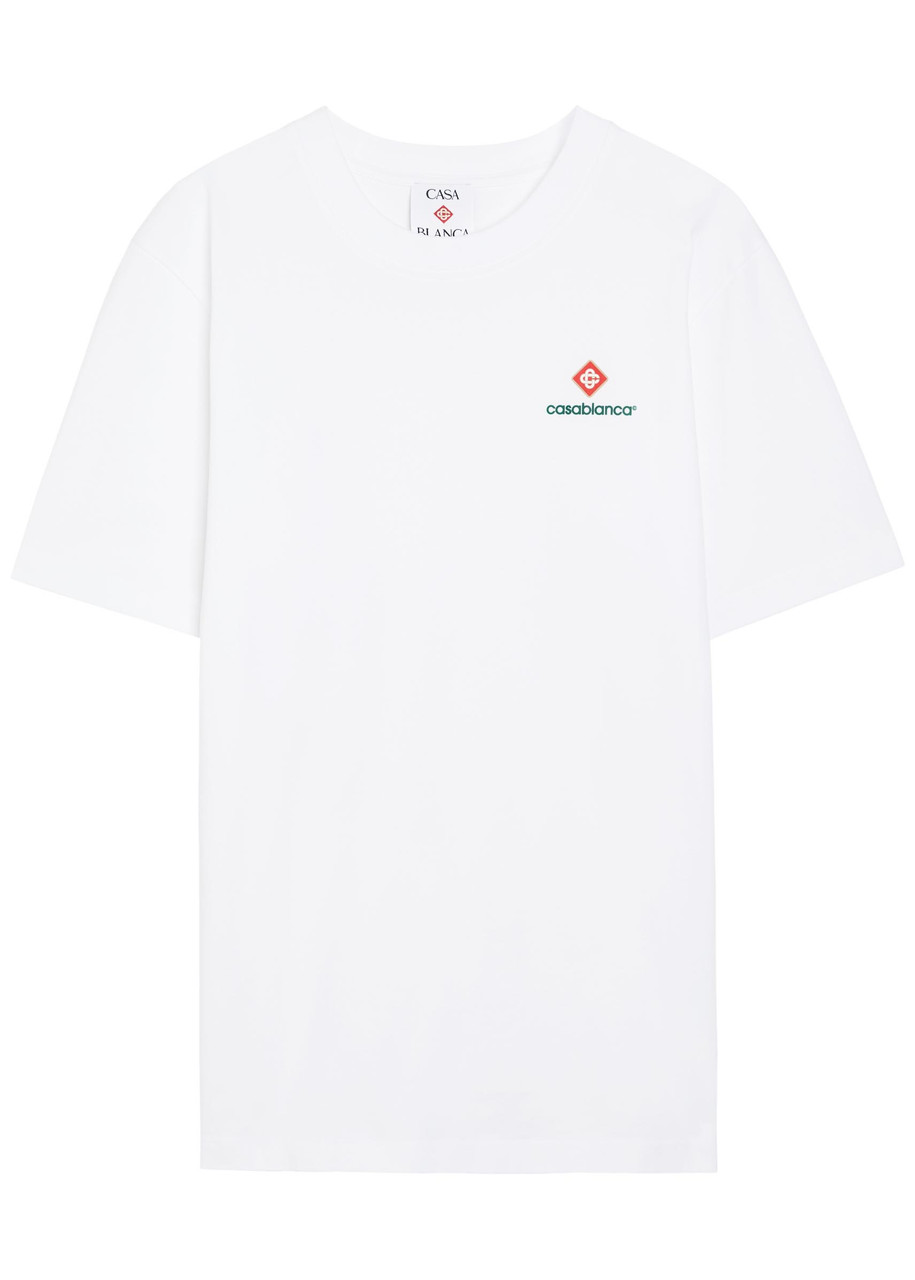 CASABLANCA Logo-print cotton T-shirt | Harvey Nichols