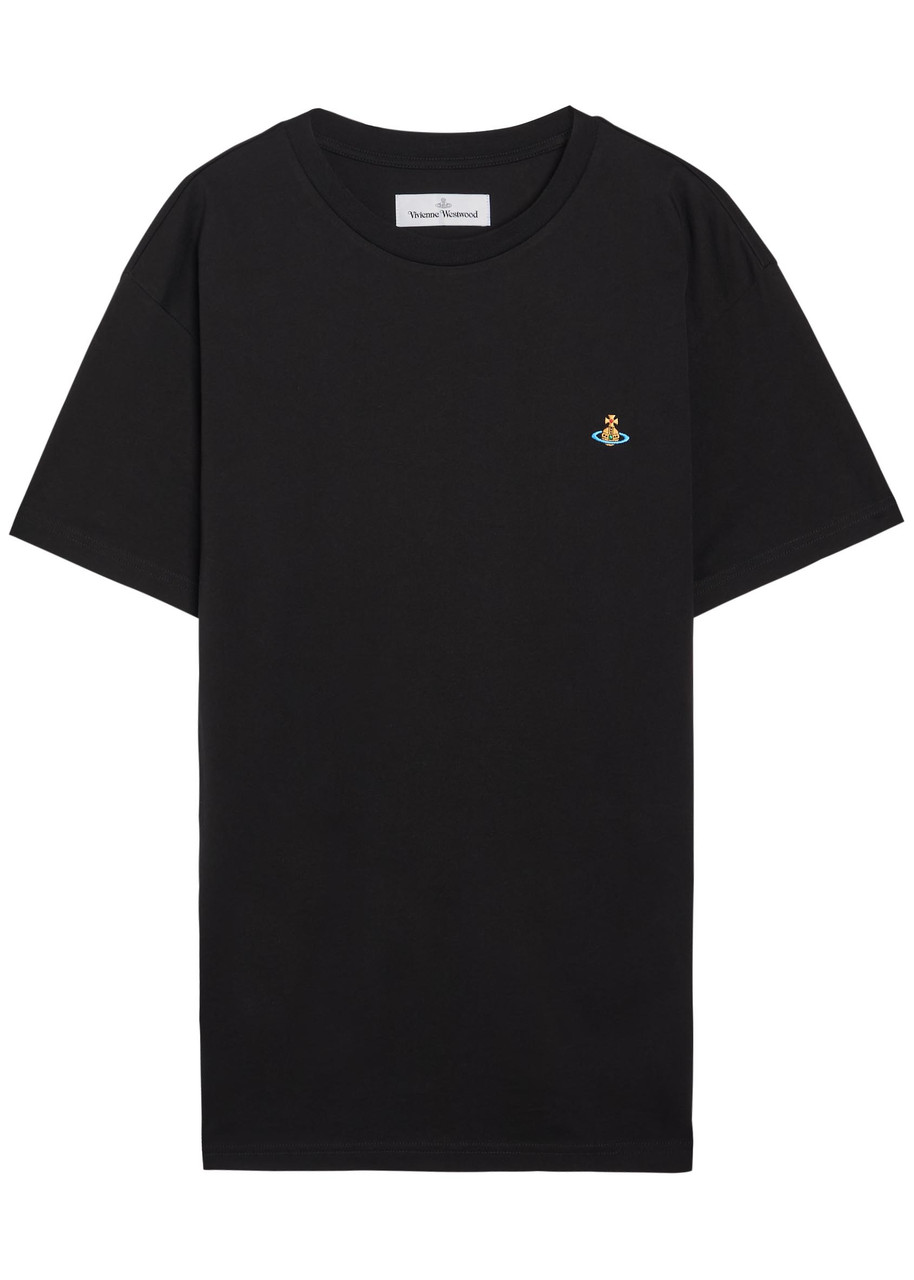 VIVIENNE WESTWOOD Classic logo-embroidered cotton T-shirt | Harvey