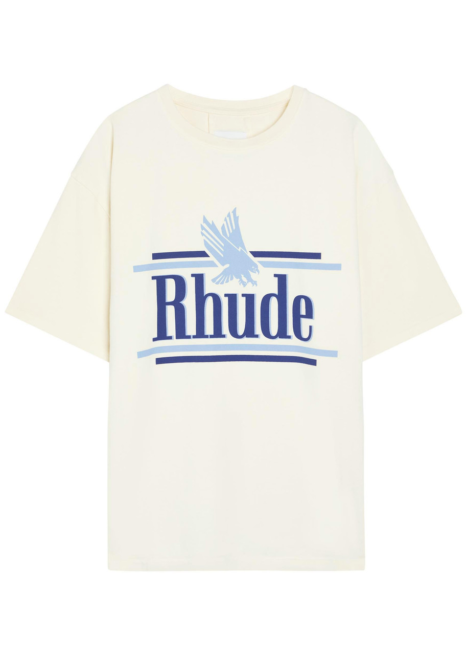 RHUDE Rossa printed cotton T-shirt | Harvey Nichols