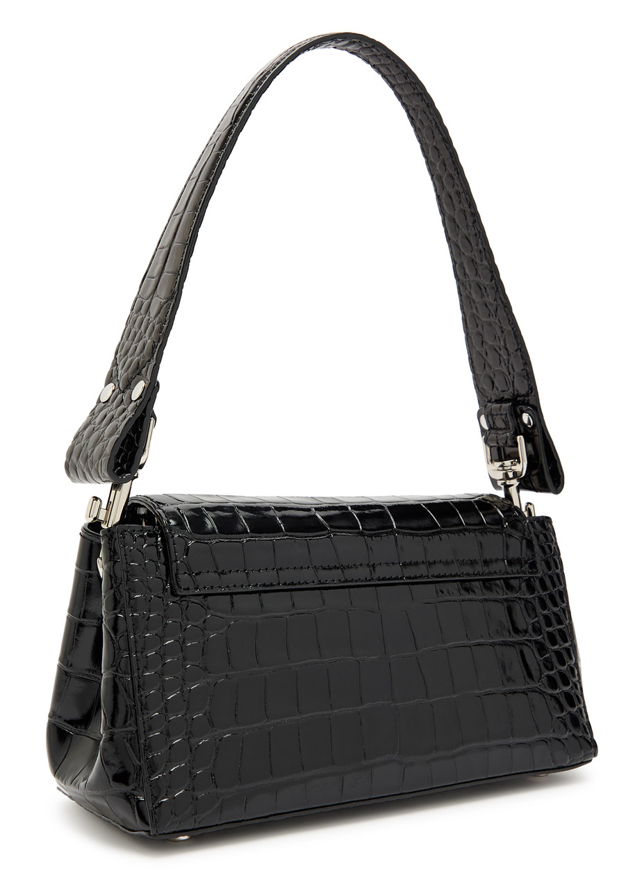VIVIENNE WESTWOOD Hazel medium crocodile-effect patent leather