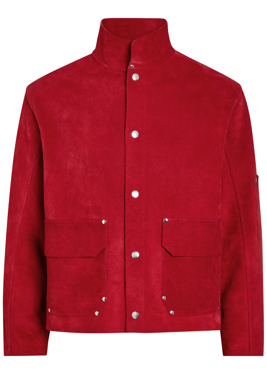 BODE Welding suede jacket | Harvey Nichols