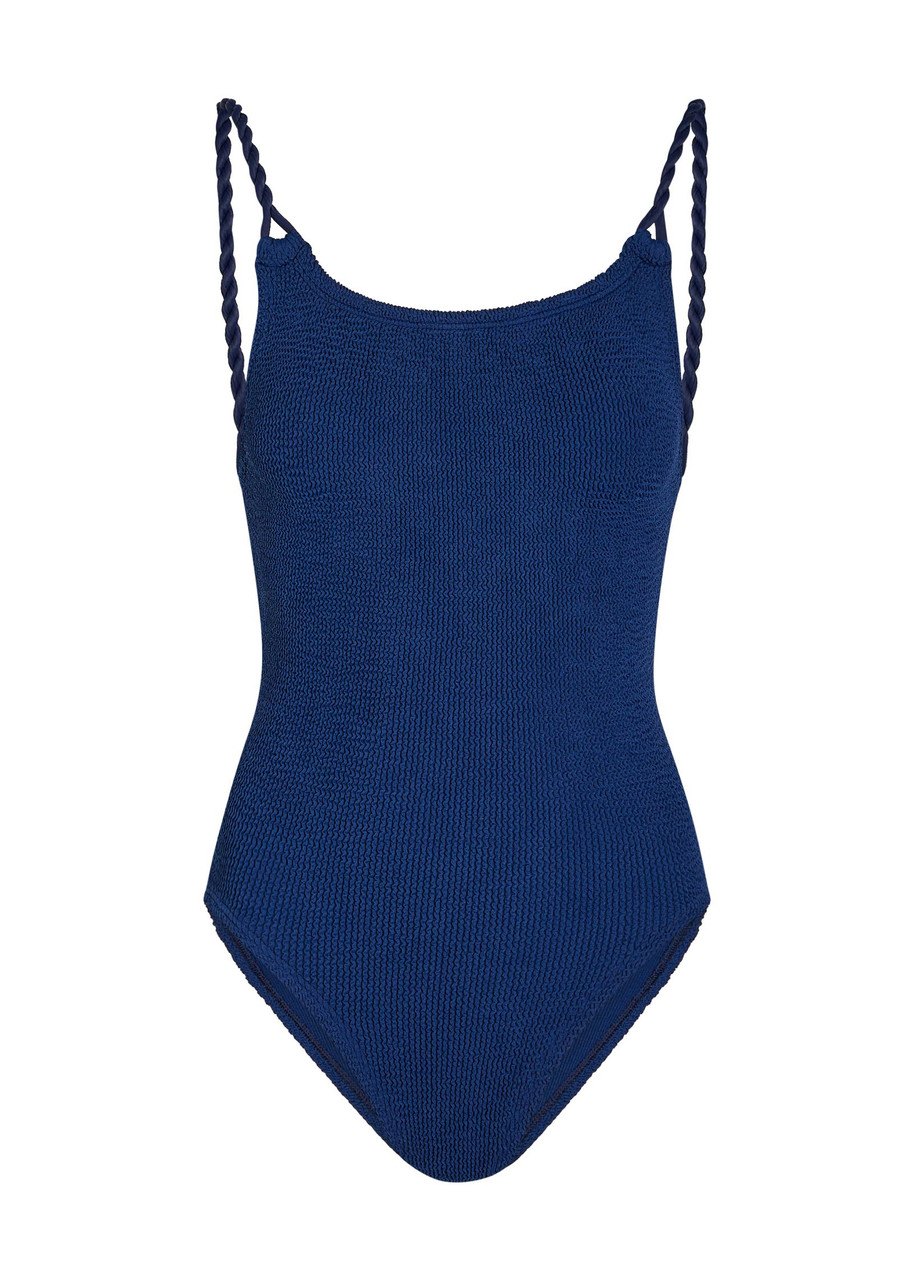 HUNZA G Camille crinkle swimsuit | Harvey Nichols