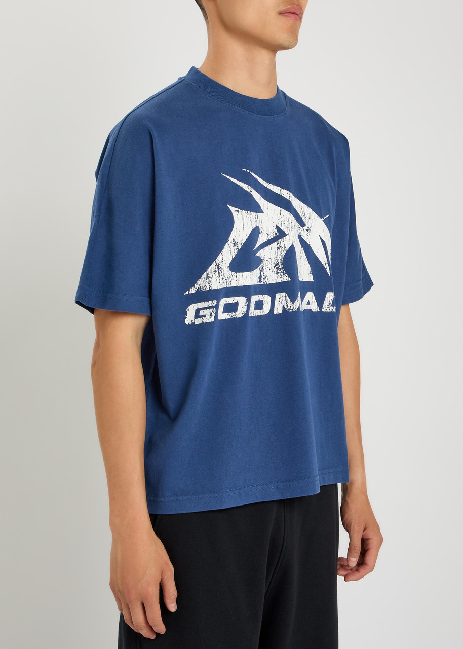 GODMADE Logo-print cotton T-shirt | Harvey Nichols