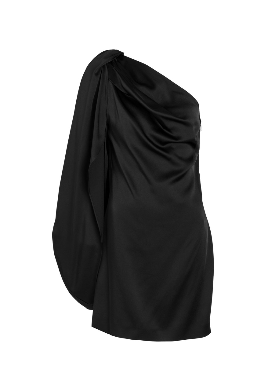 STELLA MCCARTNEY Draped satin-crepe mini dress | Harvey Nichols