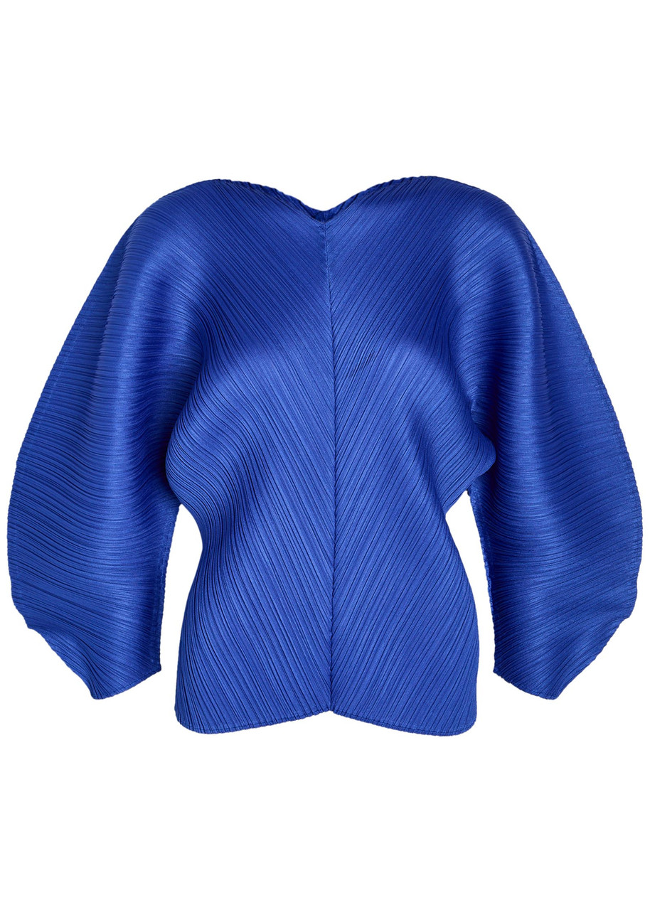 トップス PLEATS PLEASE issey miyake PLEATS PLEASE ISSEY MIYAKE Pleated sculpted woven top | Harvey Nichols