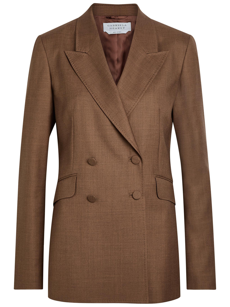 GABRIELA HEARST Angela double-breasted wool and silk-blend blazer