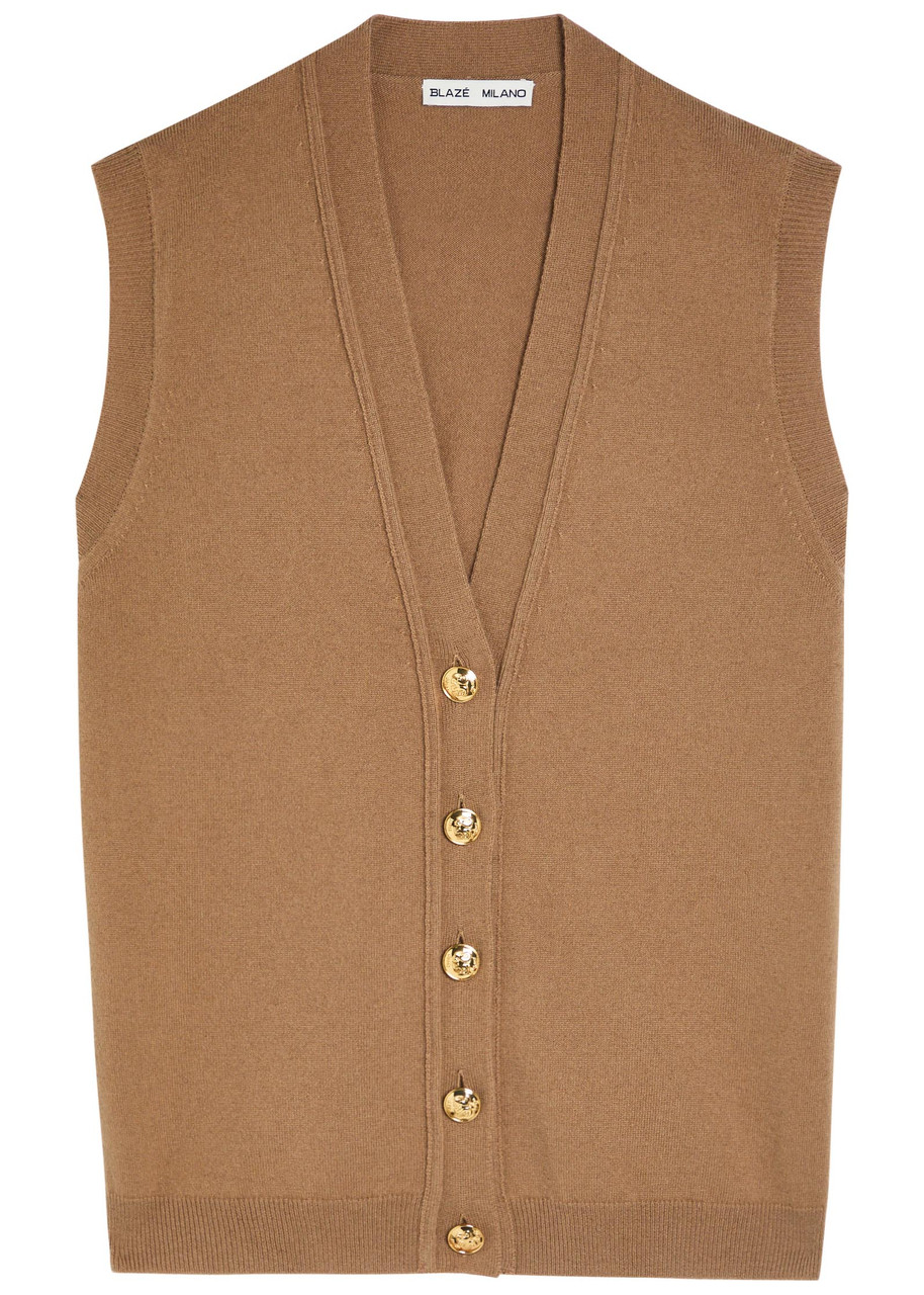 BLAZE MILANO Highland wool and cashmere-blend vest | Harvey Nichols