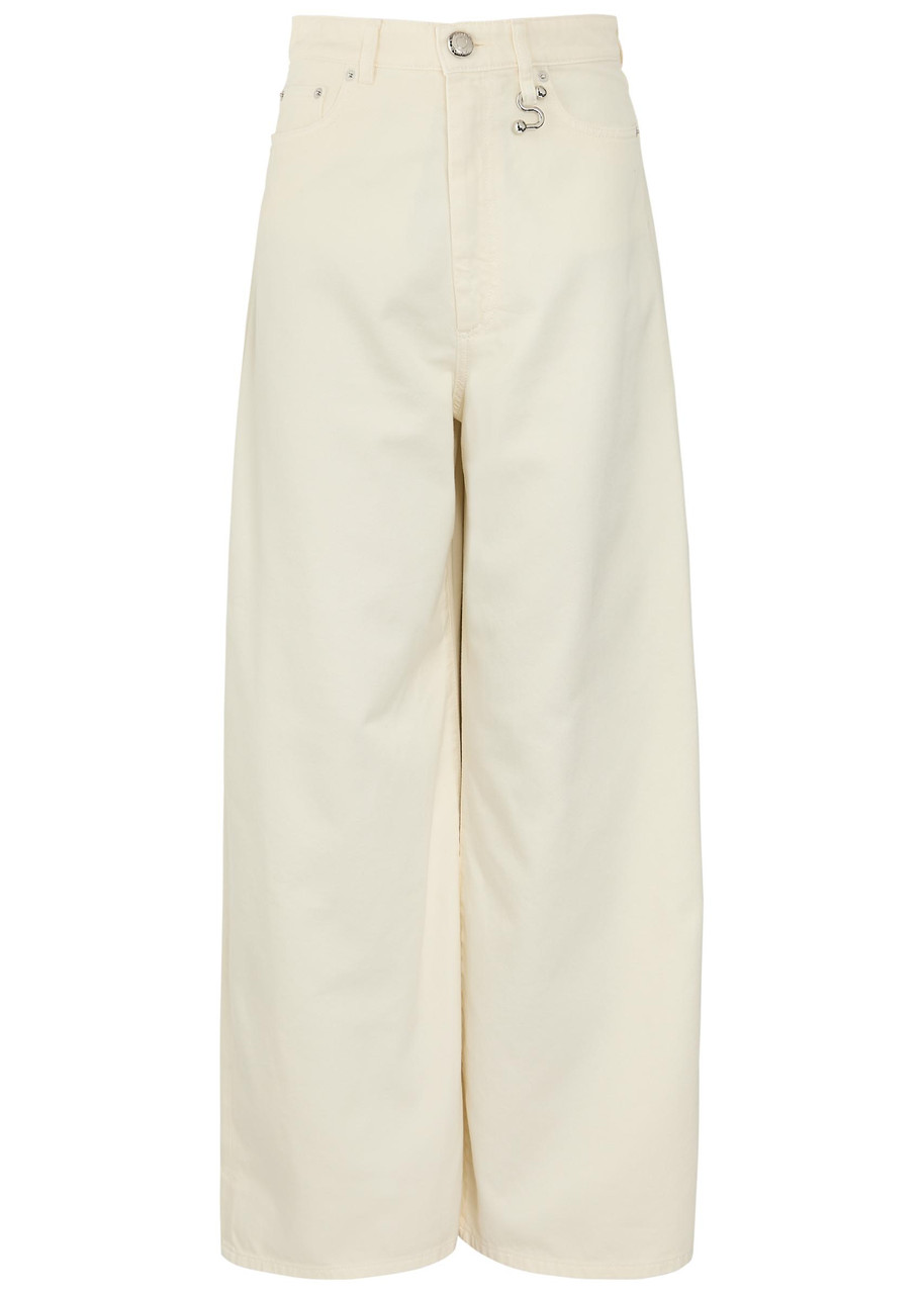 SPORTMAX Wide-leg denim jeans | Harvey Nichols