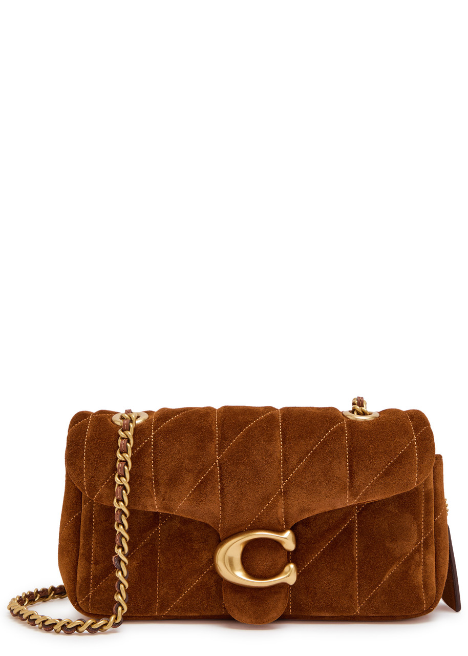 COACH Tabby 20 quilted suede shoulder bag | Harvey Nichols