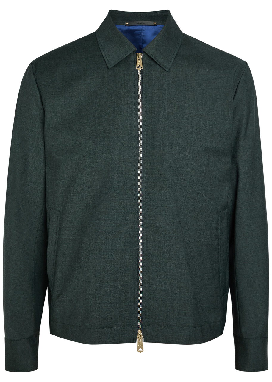 ジャケット・アウター PAUL SMITH High-Neck Urban Wool Coat PAUL SMITH Wool jacket | Harvey Nichols