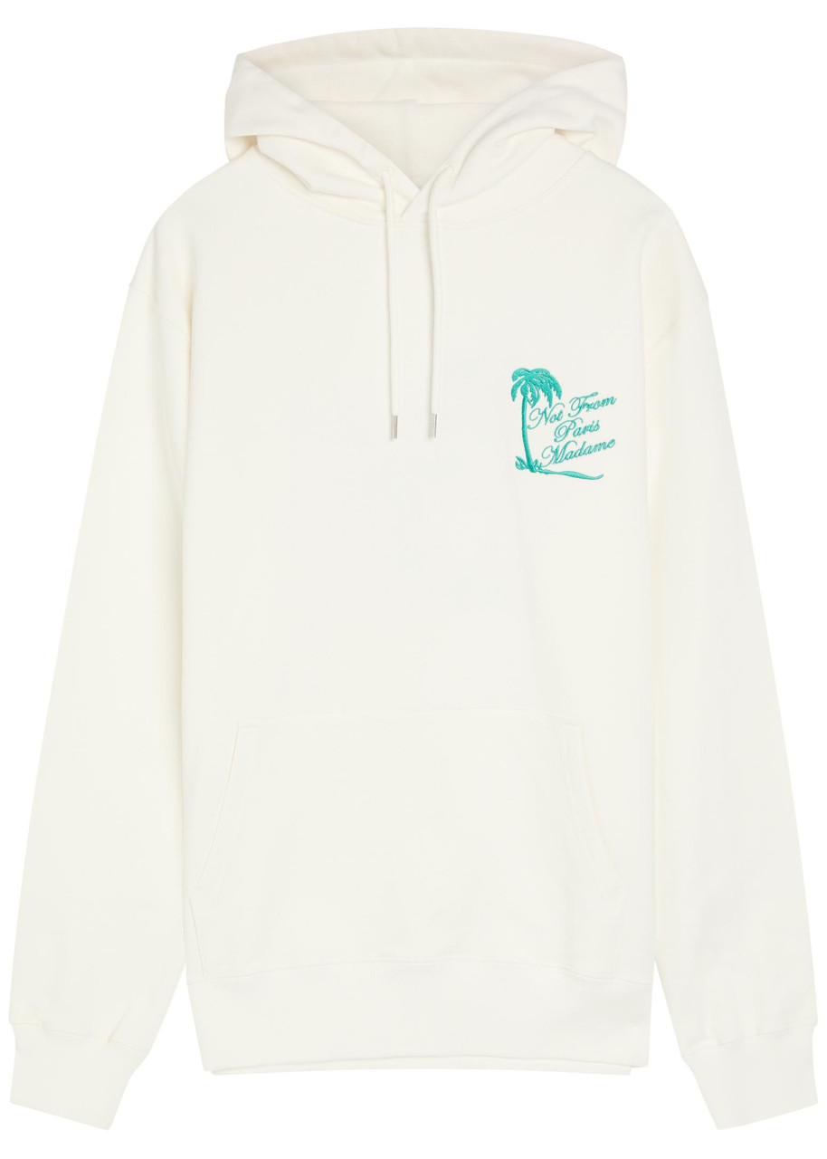 DRÔLE DE MONSIEUR NFPM embroidered hooded cotton sweatshirt