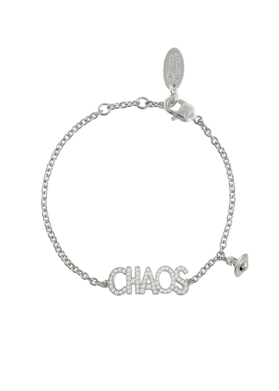 VIVIENNE WESTWOOD Chaos embellished bracelet | Harvey Nichols