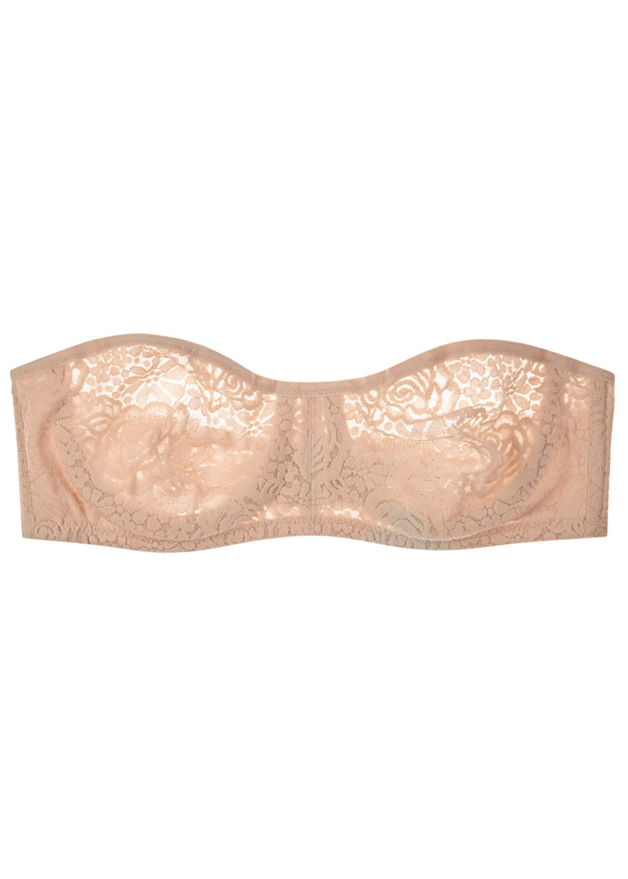 Wacoal Halo Lace Strapless Bra: Naturally Nude