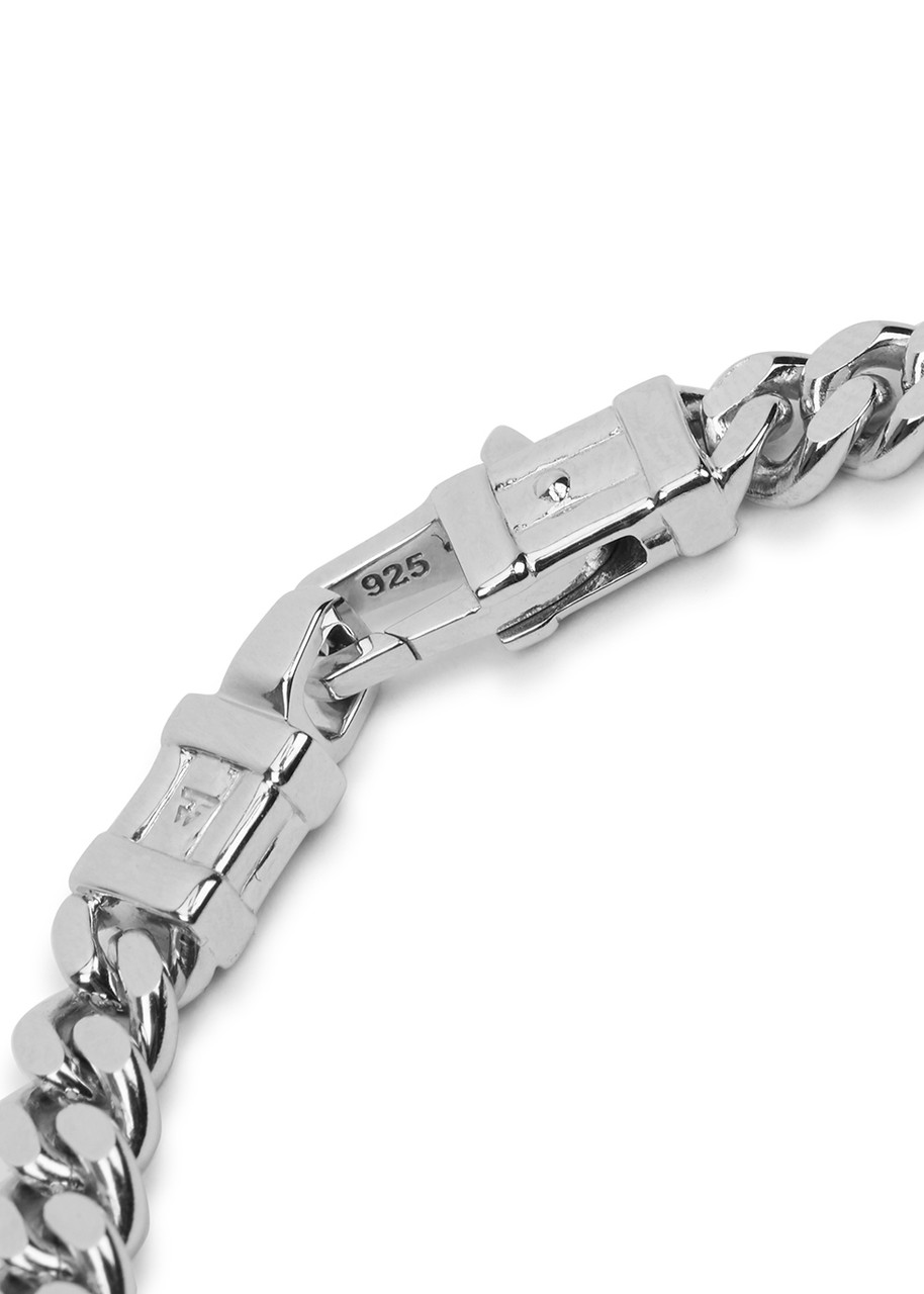 TOM WOOD Curb L sterling silver chain bracelet | Harvey Nichols