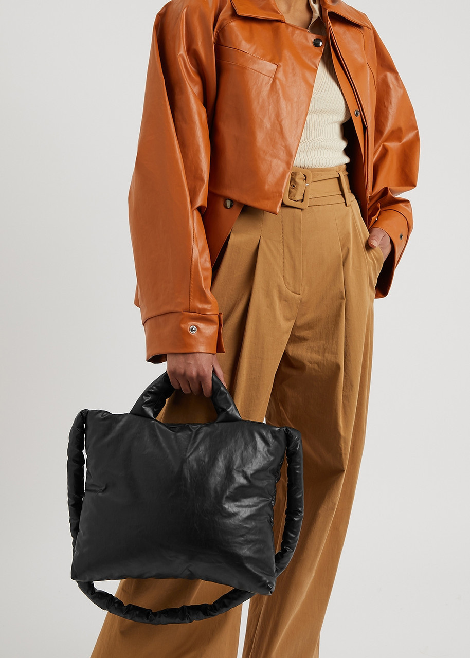 KASSL EDITIONS Oil small black padded coated tote | Harvey Nichols