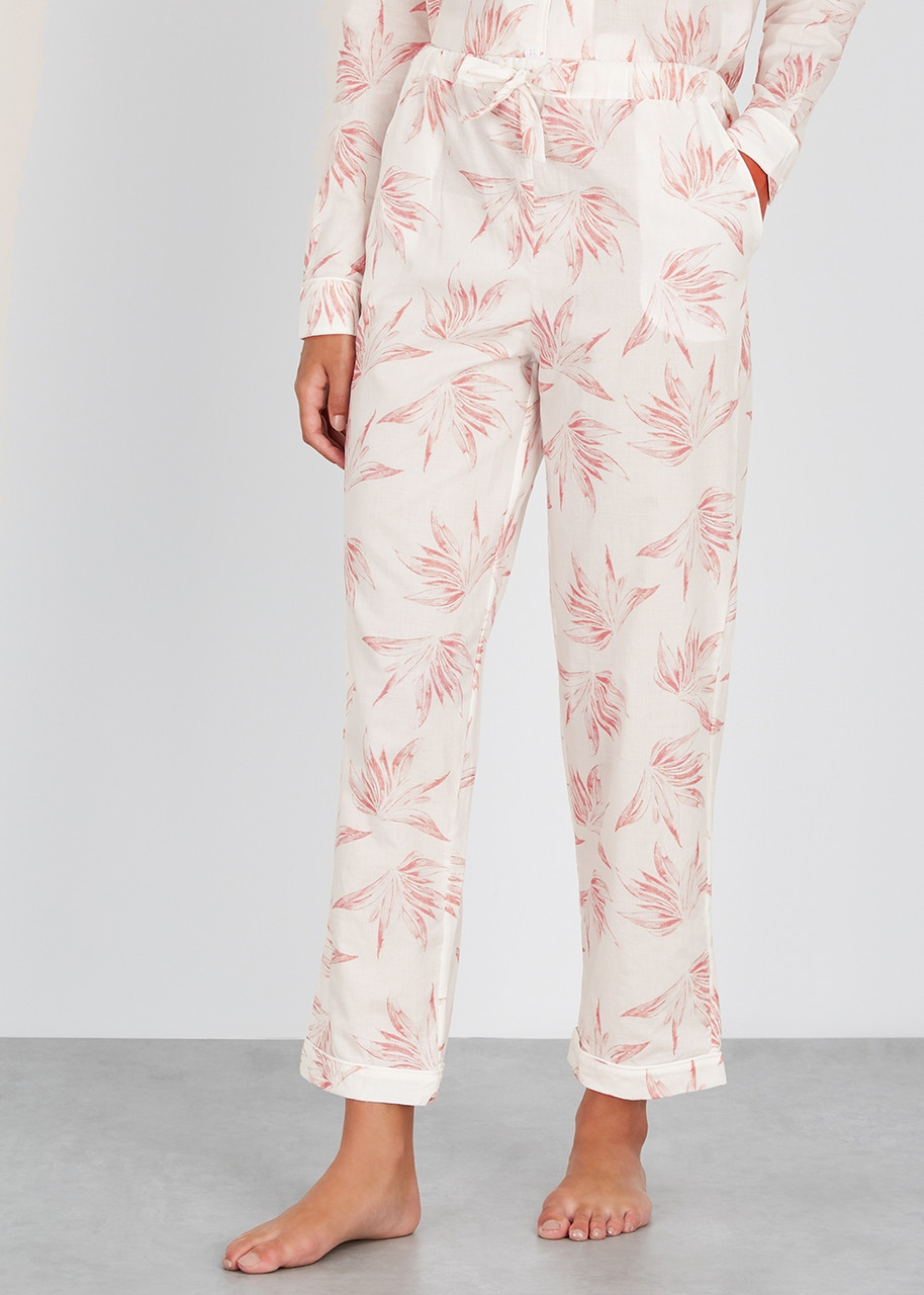 DESMOND & DEMPSEY Deia printed cotton pyjama set | Harvey Nichols