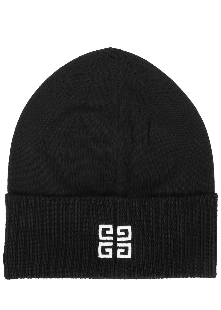 GIVENCHY Logo-embroidered wool beanie Harvey Nichols