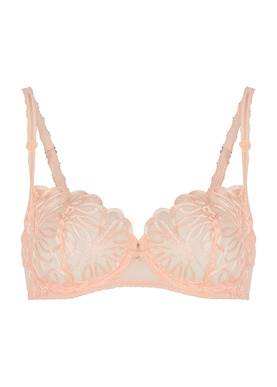 WACOAL Reflexion embroidered tulle underwired bra