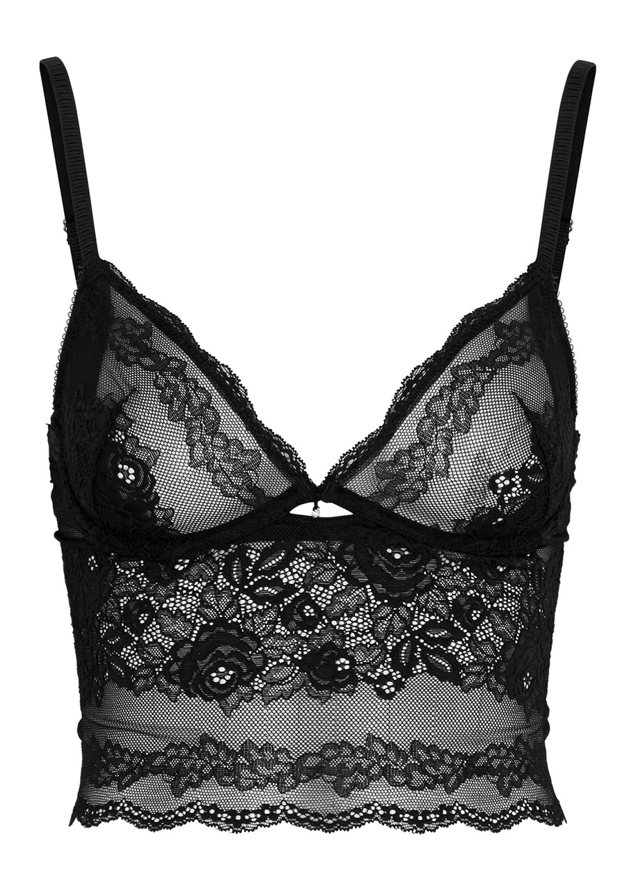 WACOAL Ravissant black lace bralette