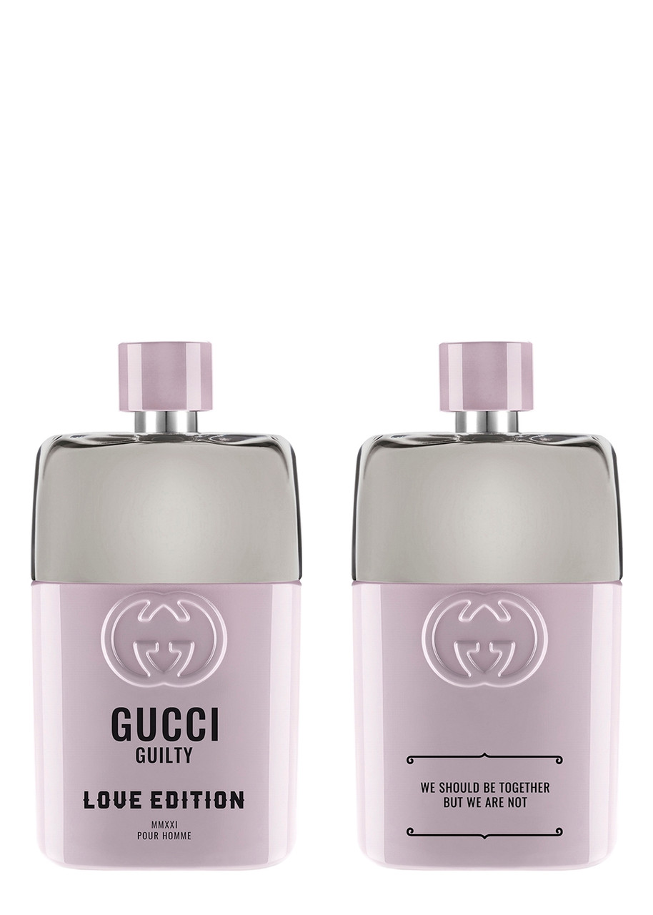 低価新品90ml 限定品 GUCCI ギルティ ラブエディション オードパルファム 香水(女性用)