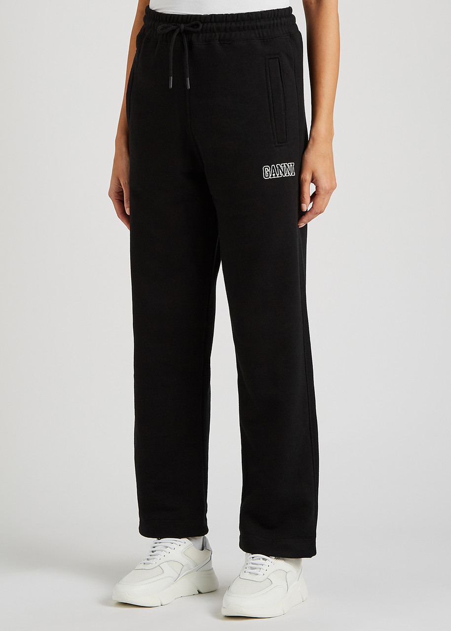 GANNI Software logo cotton-blend sweatpants | Harvey Nichols GANNI Software logo cotton-blend sweatpants | Harvey Nichols