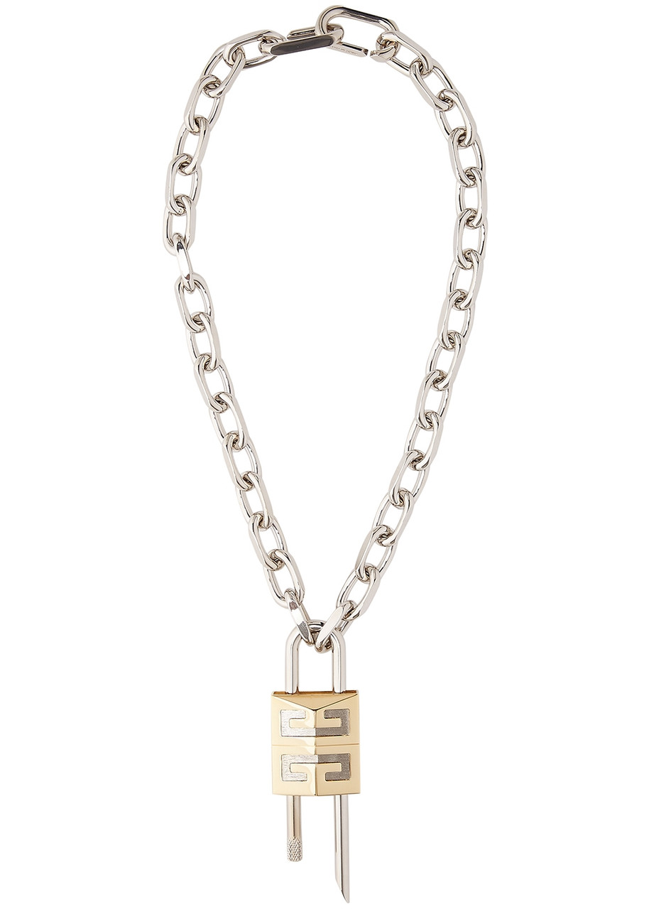 4G padlock necklace in gold - Givenchy | Mytheresa
