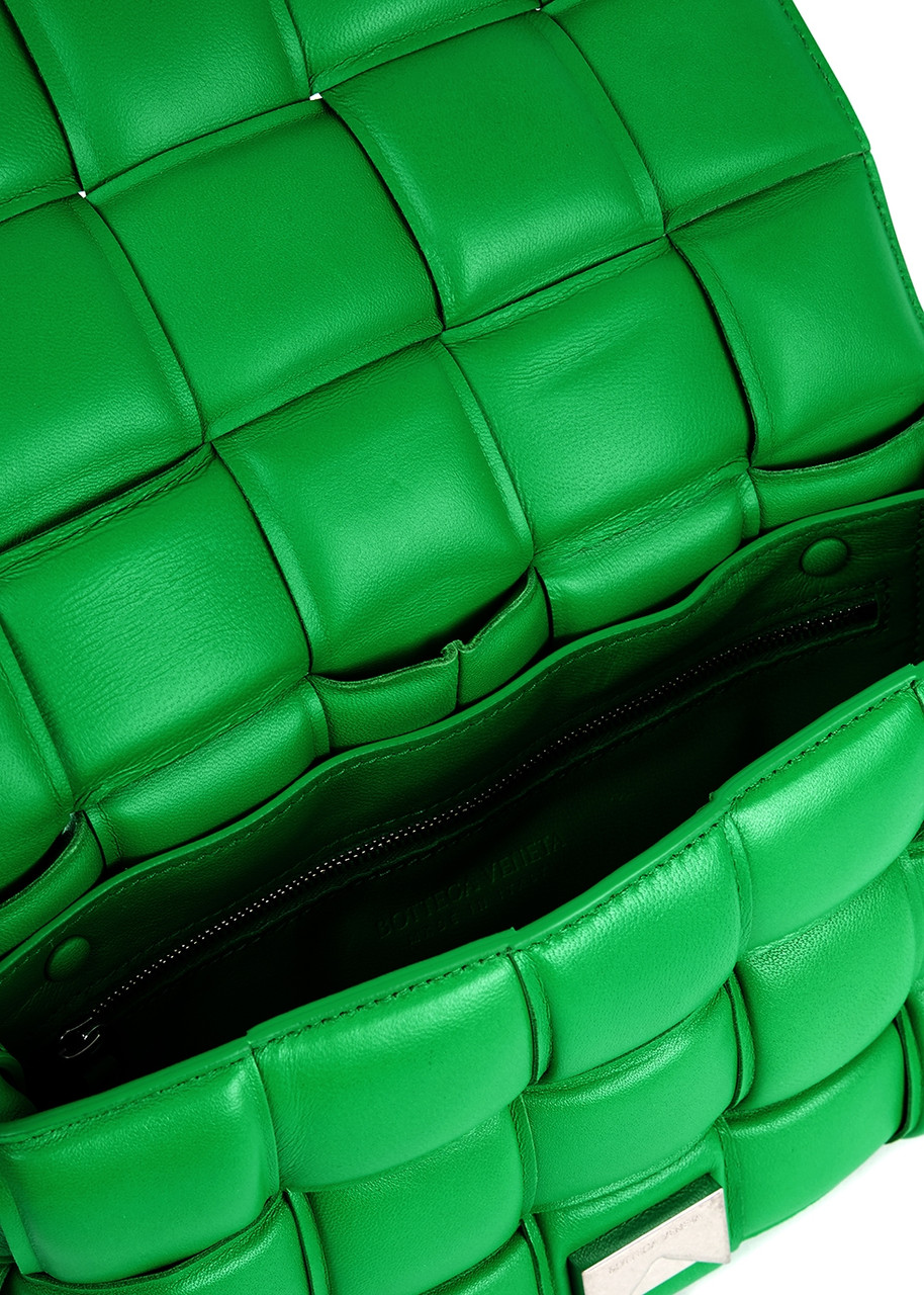 BOTTEGA VENETA Padded Cassette Intrecciato leather cross-body bag