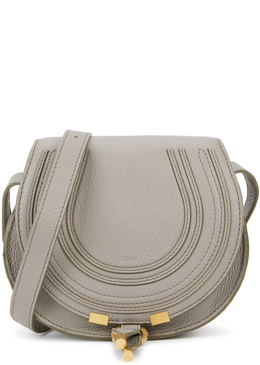 CHLOE Marcie small leather saddle bag Harvey Nichols