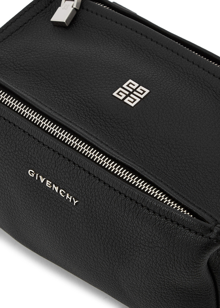 Givenchy Mini Pandora Box Chain Black Calf Leather Shoulder Bag Purse GHW