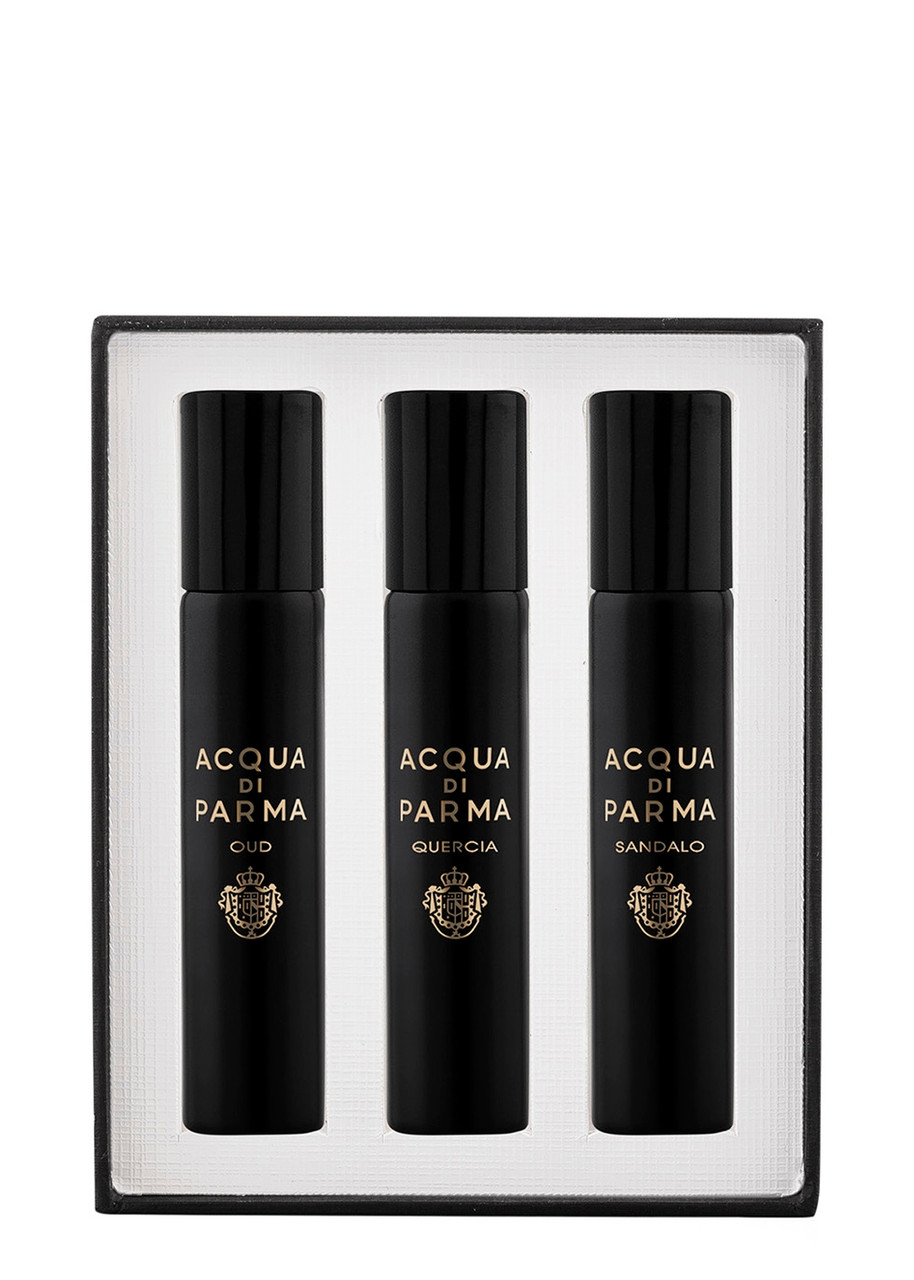 〈新品未使用〉マリーナベイサンズACQUA DI PARMA トライアルセット ACQUA DI PARMA Signatures of the Sun Black Discovery Set Eau de