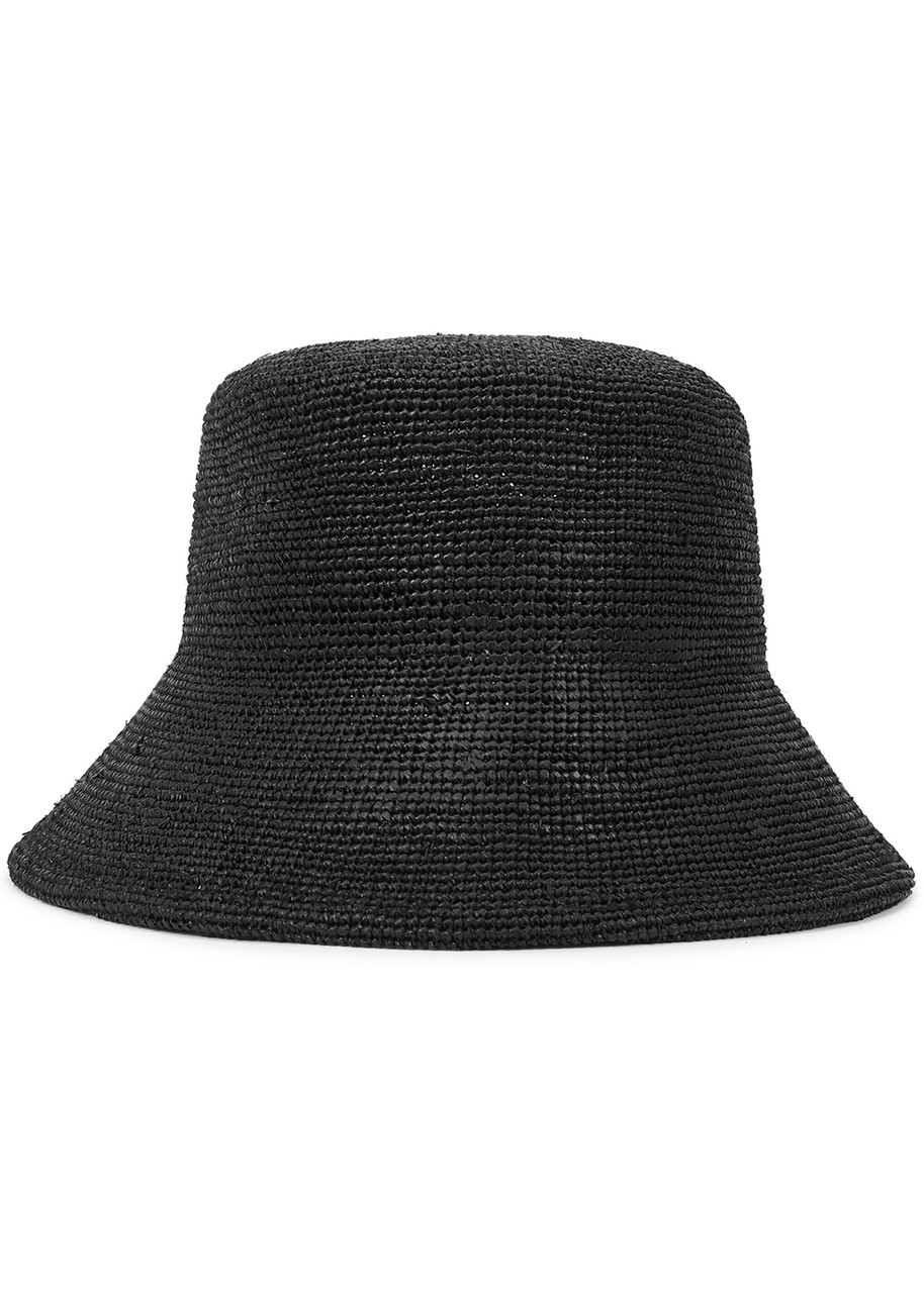 帽子 JHAKX COTTON BUCKET HAT - BLACK JHAKX COTTON BUCKET HAT - BLACK