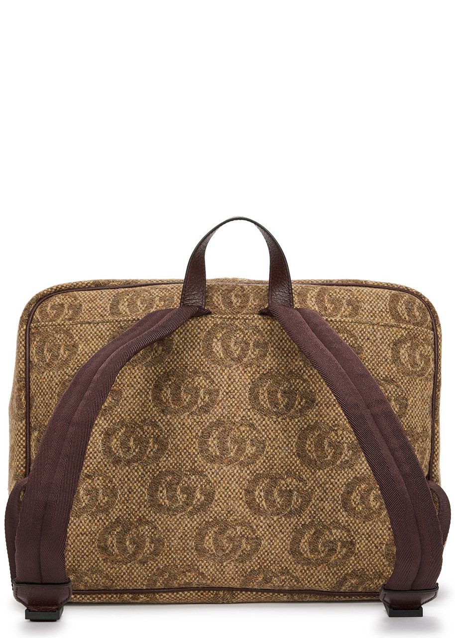 GUCCI KIDS Star GG monogrammed woven backpack Harvey Nichols - Main Image