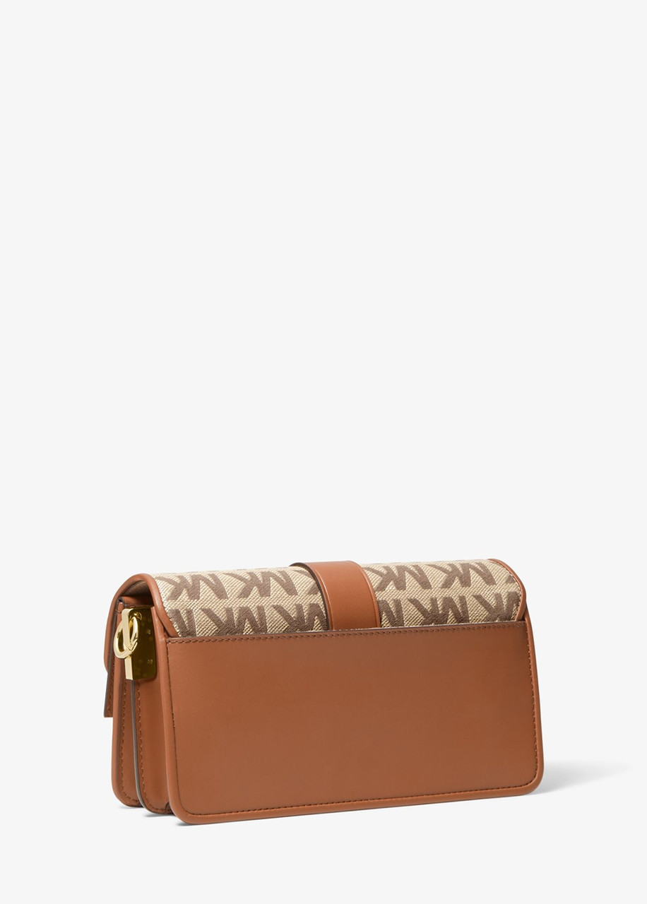 MICHAEL MICHAEL KORS Greenwich medium logo jacquard shoulder bag 