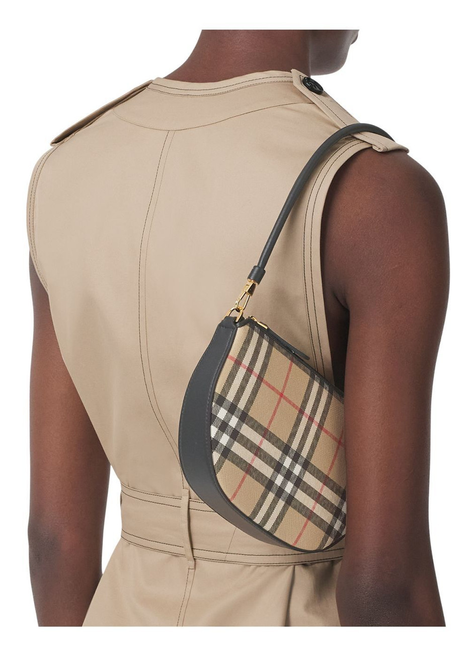 BURBERRY Vintage check cotton olympia pouch | Harvey Nichols