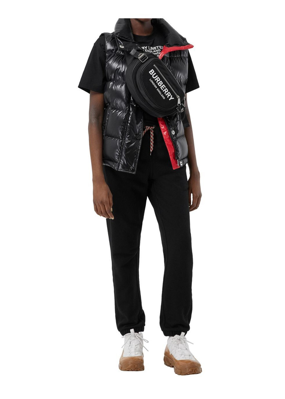 BURBERRY Medium logo print econyl® cannon bum bag Harvey Nichols