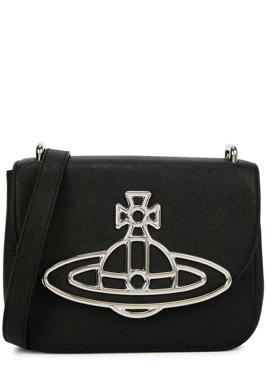 VIVIENNE WESTWOOD Linda saffiano leather cross-body bag Harvey